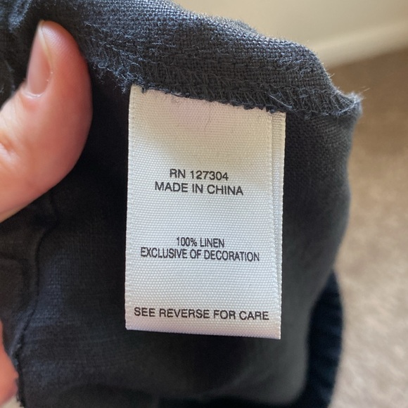 John Mark | Linen eyelet pants - Picture 5 of 5